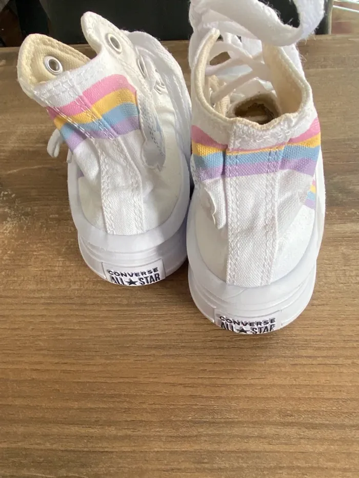 Converse arc en ciel fille - photo numéro 3