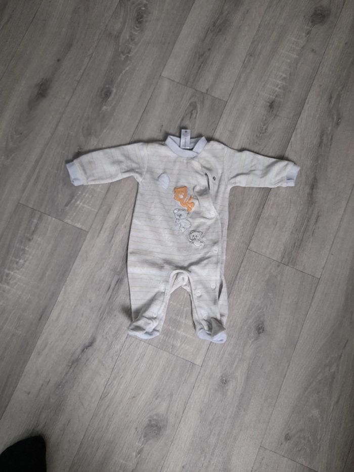 Pyjama velours 1 mois