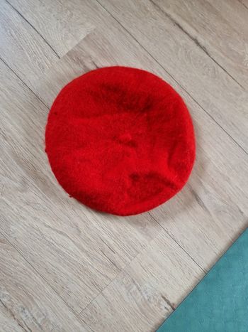 Béret vintage rouge