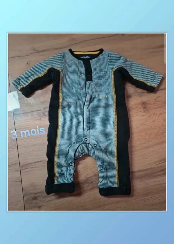 Surpyjama/combinaison chaude 3 mois bébé garçon