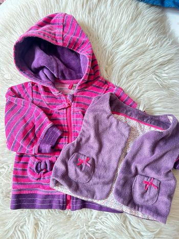 Fille 👧🏻 Ensemble 2 gilets orchestra 6&9 mois