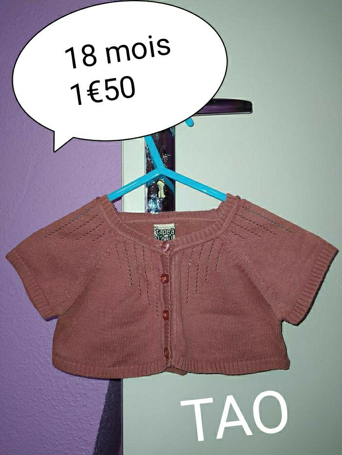 Gilet Taille 18 mois