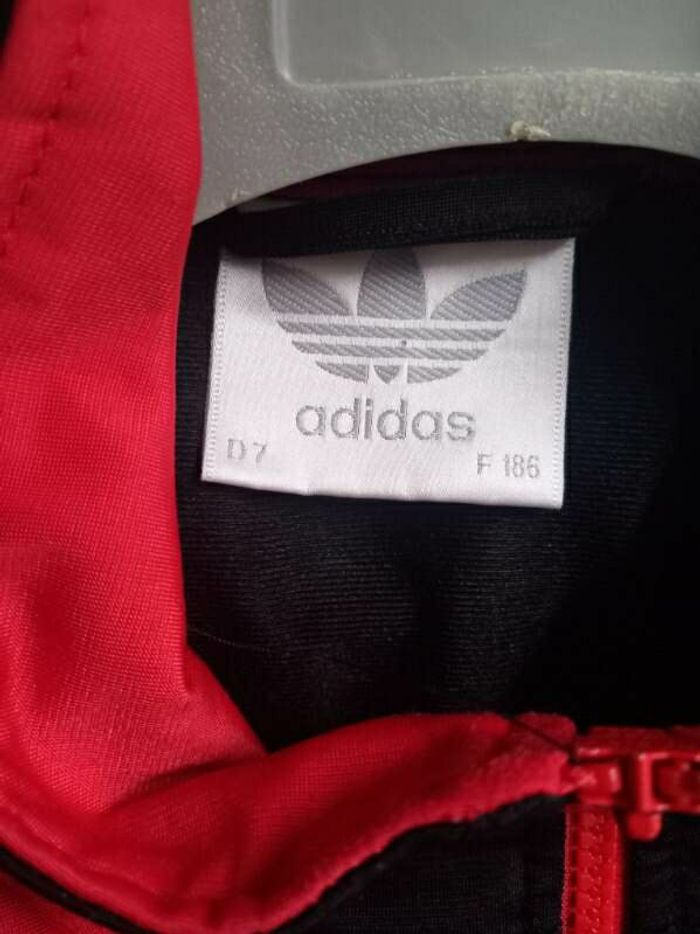 veste zippée à capuche adidas vintage Rare couleurs rasta jaune rouge vert noir taille L - photo numéro 5