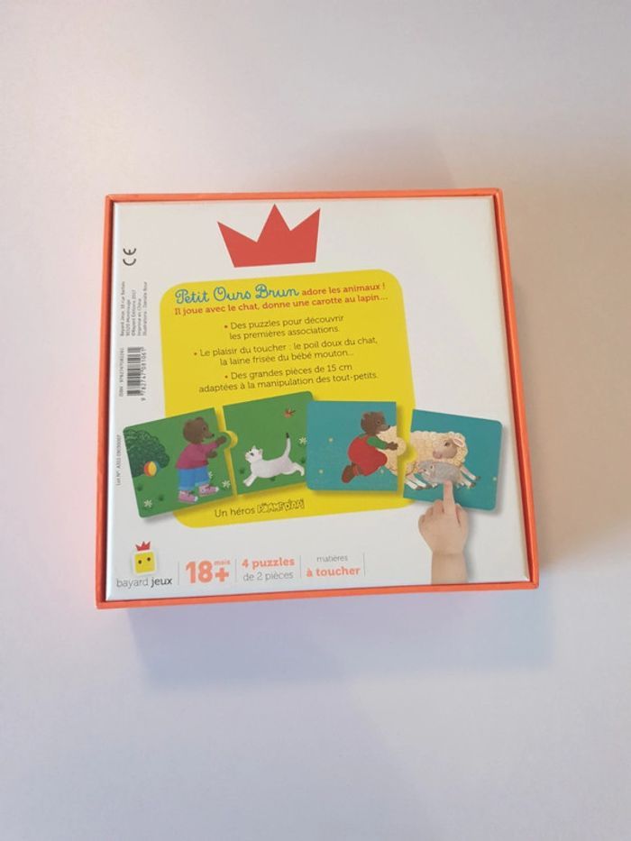 Petit ours brun - Puzzle et Petit livre - photo numéro 5