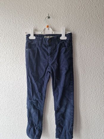 jeans en velours bleu marine Primark