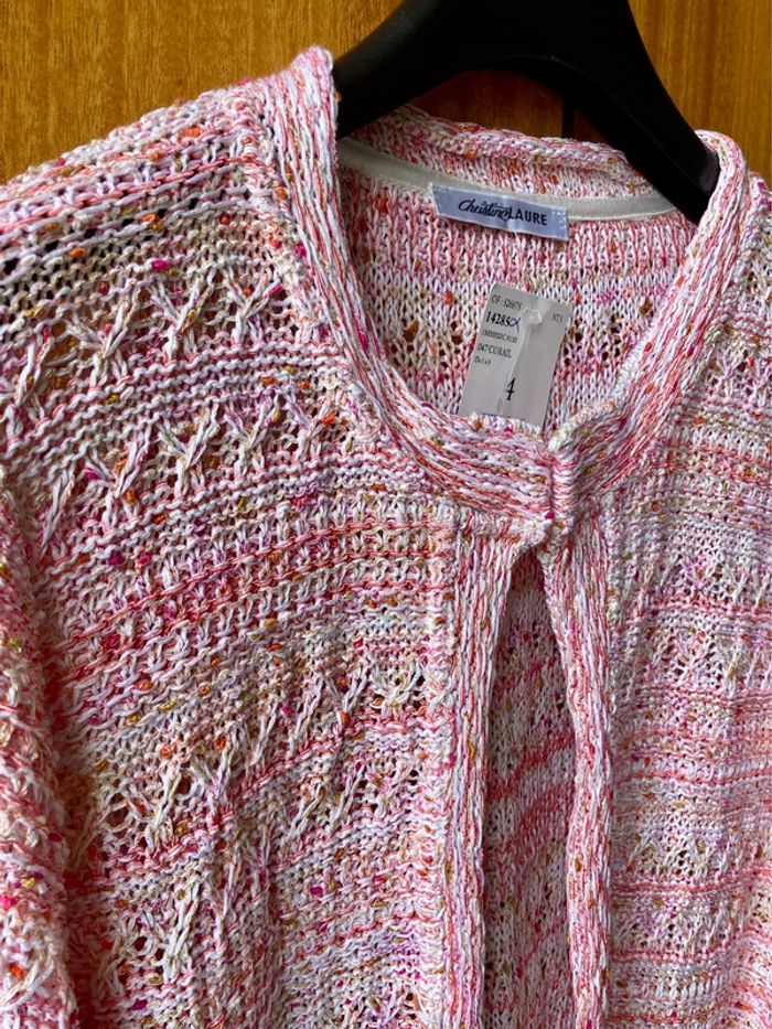 Veste / cardigan T.4 (44-46) Christine Laure en maille - photo numéro 2