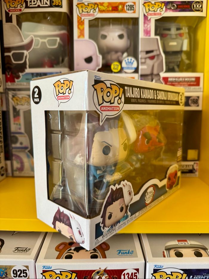 Funko Pop! Animation 2 Pack - Demon Slayer - Tanjiro Kamado & Sakonji Urokodaki - Funko 2023 Summer Convention Limited Edition - photo numéro 5