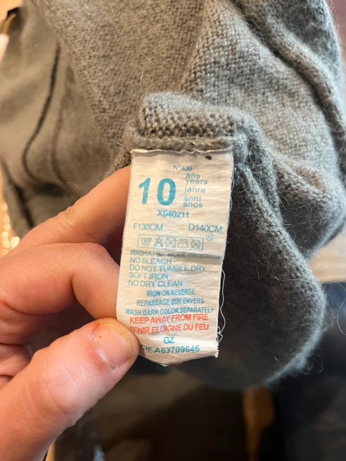 Gilet long manches 3/4 taille 10 ans IKKS - photo numéro 6