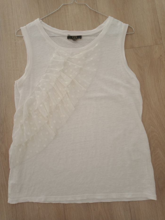 Tee shirt lin crème Maison 123