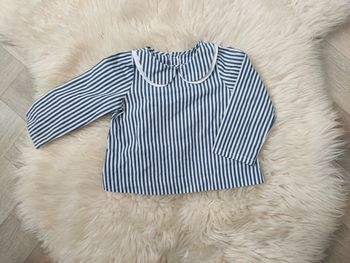 Blouse rayée Jacadi 12 mois