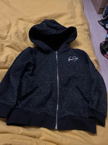 Gilet pailleté à capuche fille 5 ans someone