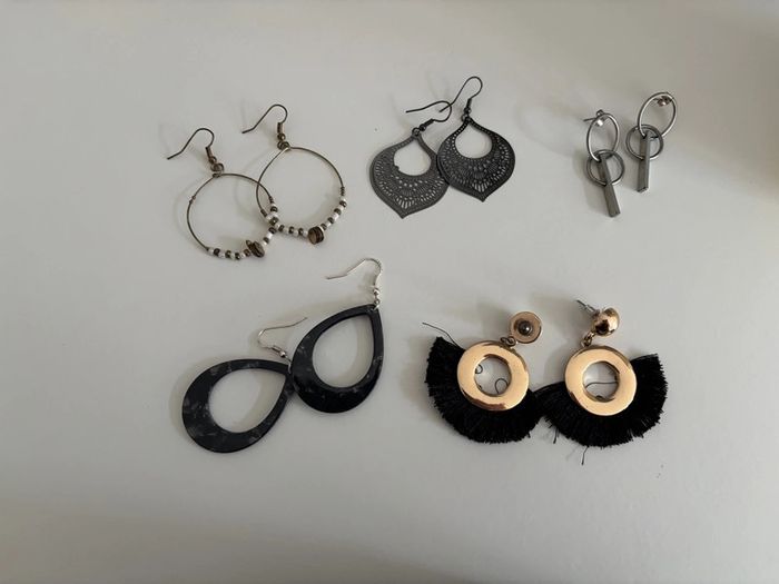 Lot boucle oreille