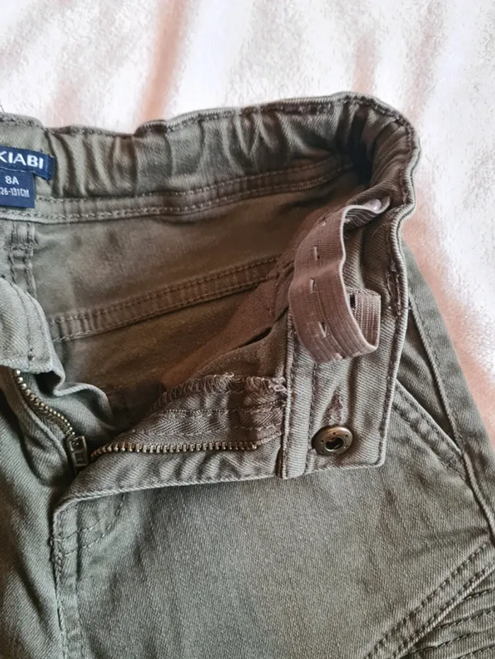 Jeans kaki 8 ans - photo numéro 3