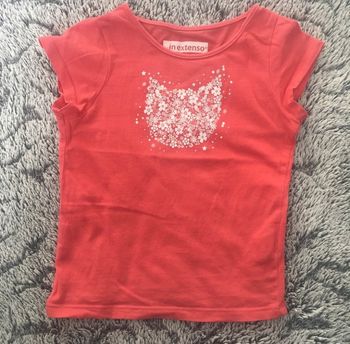 Teeshirt manches courtes rose In Extenso - 2 ans