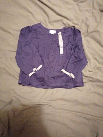 Tunique bleu verbaudet 24mois