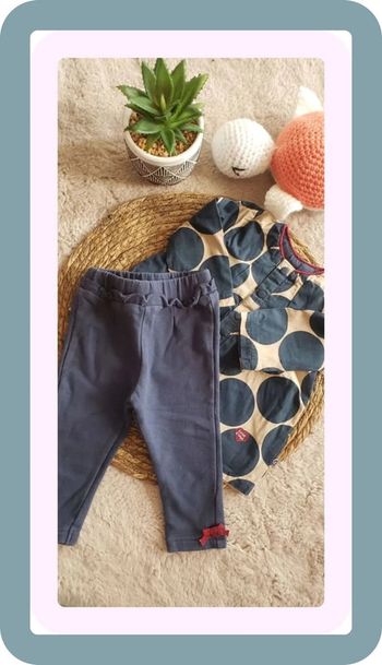 Ensemble fille 6 mois