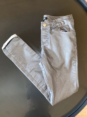 Pantalon gris pailletée