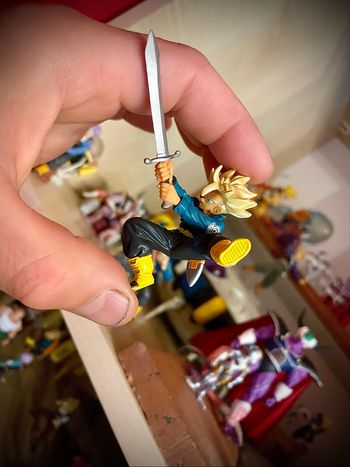 Figurine dragon ball gashapon hg Trunks