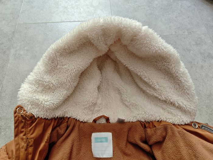 6 mois - blouson doublé, déperlant à capuche (Obaibi) - photo numéro 3