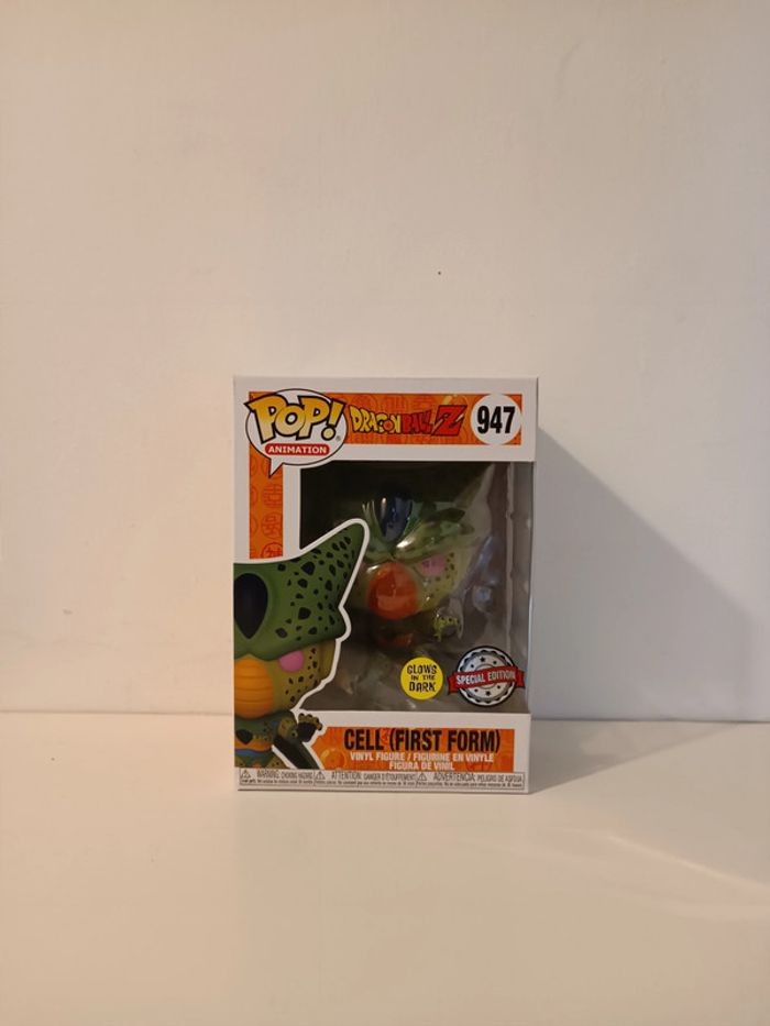 Funko pop : DBZ 947 - cell (first Form) GITD Special edition