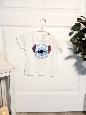 T-shirt Stitch Disney Baby Orchestra – 6 mois – Neuf avec étiquette