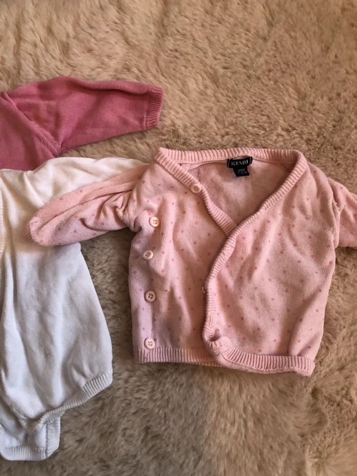 Gilet fille naissance - photo numéro 3