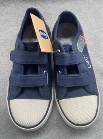 Chaussures en toile à scratch Chicco été bleu marine 31 neuve