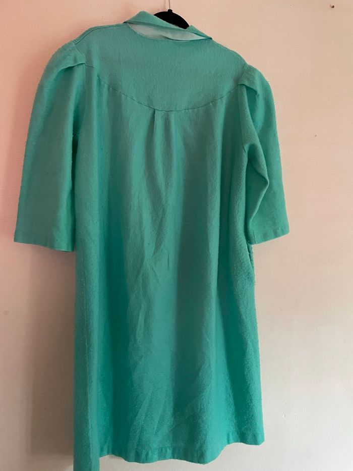 Peignoir polaire vintage courtelle - photo numéro 5