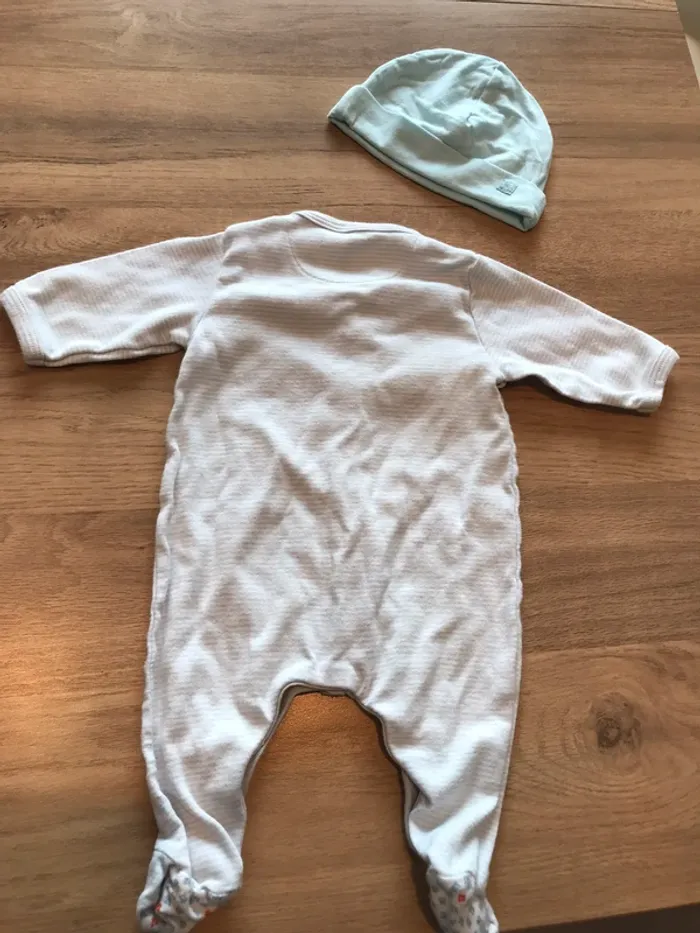 Pyjama petit bateau taille 1 mois - photo numéro 4