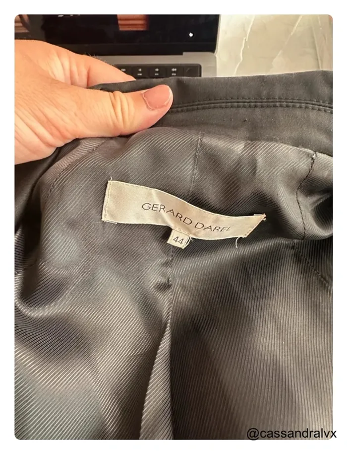 Blazer gris en laine - Gerard Darel - photo numéro 5