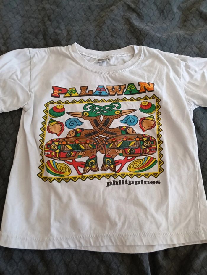 T-shirt manches courtes 12 ans palawan vintage