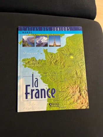 Livre pour enfants l atlas des juniors nature la France