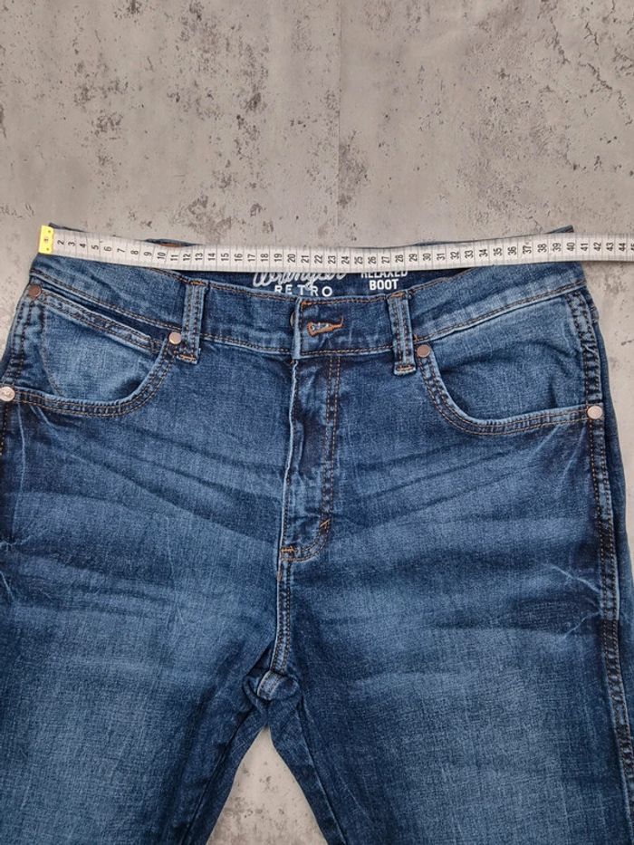 Jeans Wrangler bleu 32x34 ● (mesures en photos) - photo numéro 5
