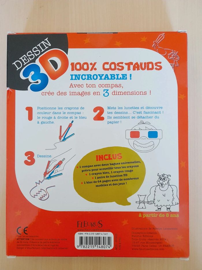 Kit dessin 3D Fleurus neuf Collector - photo numéro 2