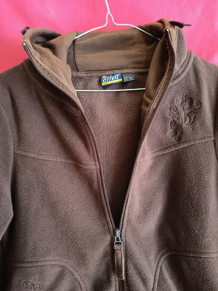 Sweat polaire à capuche femme (A317) - photo numéro 2