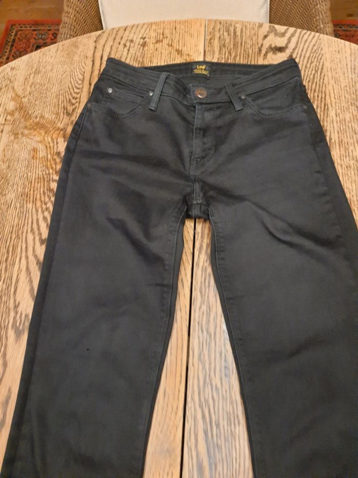 Jeans femme noir Lee W27 L 31 modèle Elly - photo numéro 2
