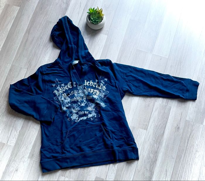Sweat à Capuche Yessica Femme Bleu | Taille XL - photo numéro 2