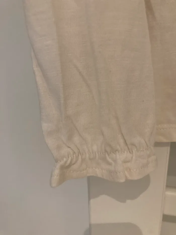 6 ans - Ensemble 3 pièces assorties - 1 robe 1 t-shirt blanc et collant blanc neuf - photo numéro 4