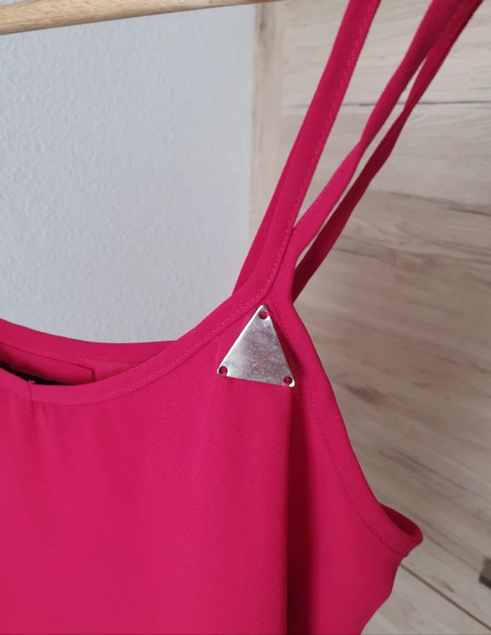 Débardeur blouse rose fuchsia - photo numéro 4