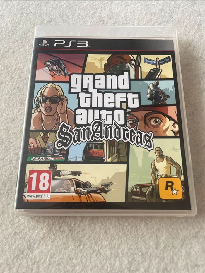 Grand Theft Auto San Andreas Jeu Playstation 3 PS3 Complet FR