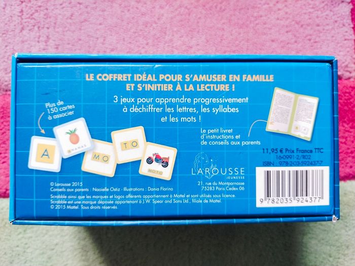 Jeu Scrabble apprentissage lecture - photo numéro 2