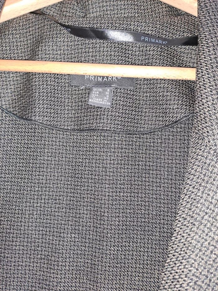 Veste femme pied de poule grise tbe agréable primark 36 - photo numéro 5