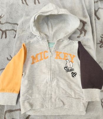 Gilet à capuche disneyMickey 2 ans