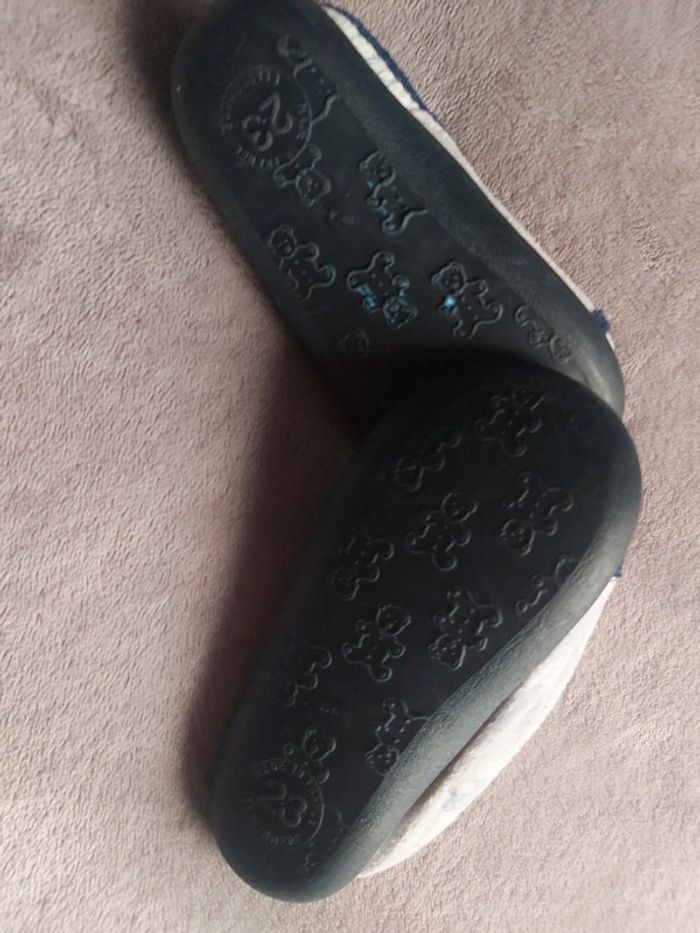 Chaussons bleu enfant - photo numéro 3