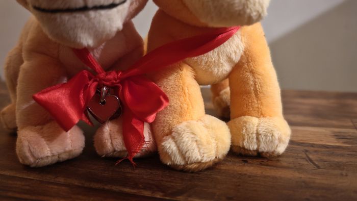 Peluches Simba et Nala Disney couple saint valentin 2007 - photo numéro 4