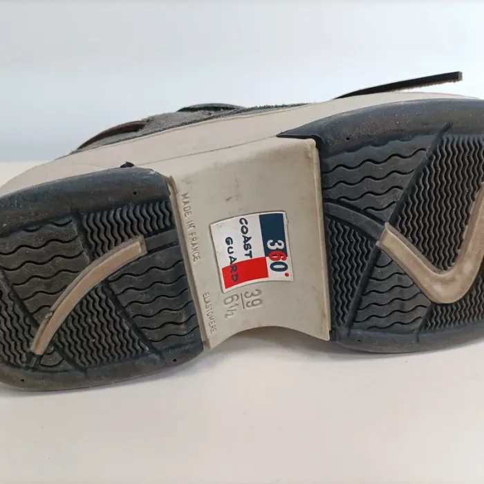 Basket Made in France - Coast Guard - T 39 - gris bleu - chaussure bateau homme printemps été - photo numéro 6