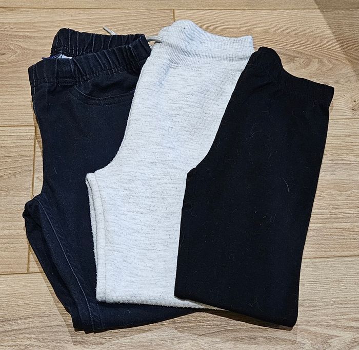3 pantalons fille - Taille 6-8 ans - photo numéro 2