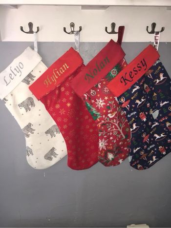 Chaussette de noel prénom