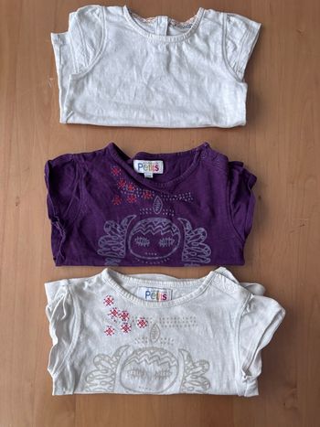 Lot de 3 tshirts 12m