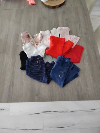 Lot pantalons fille